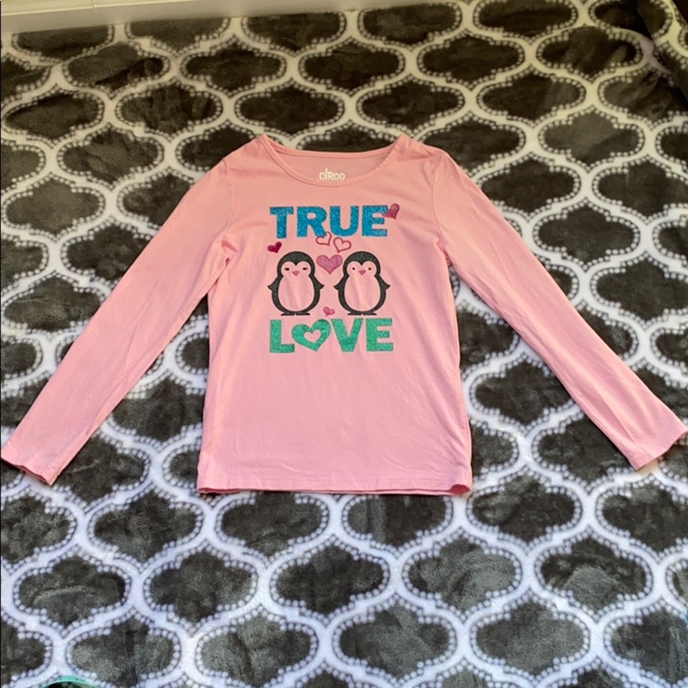 Pink long sleeve shirt